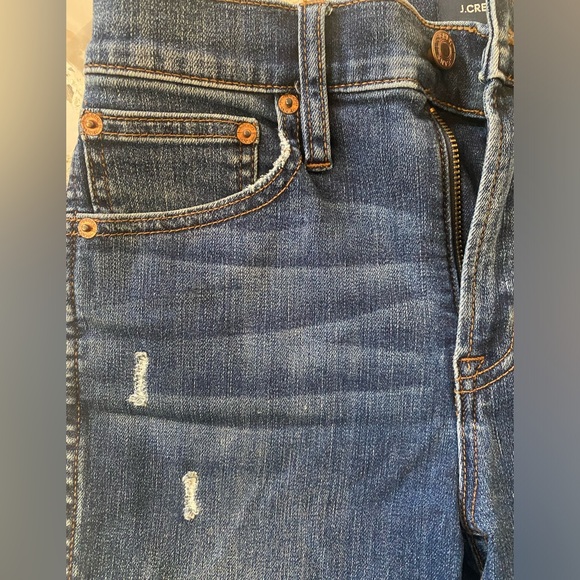 Vintage Vibes J. Crew Jeans MidRise Rip And Repair Women’s Sz 25 Distressed Blue - Picture 3 of 13